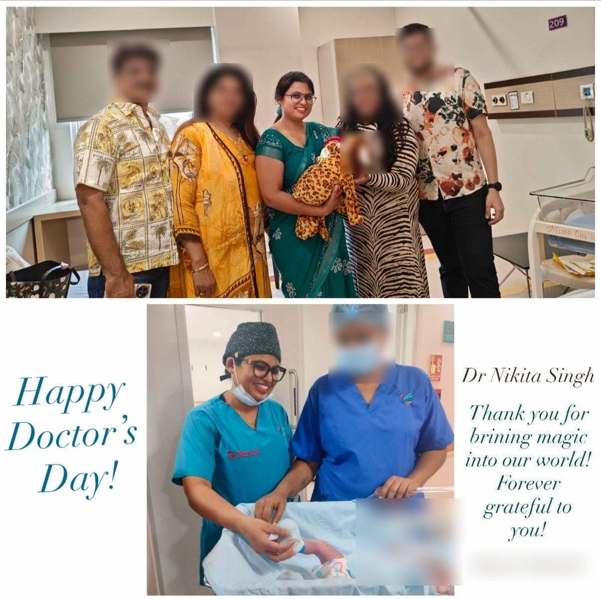 A family's Doctor's Day note to Dr. Nikita